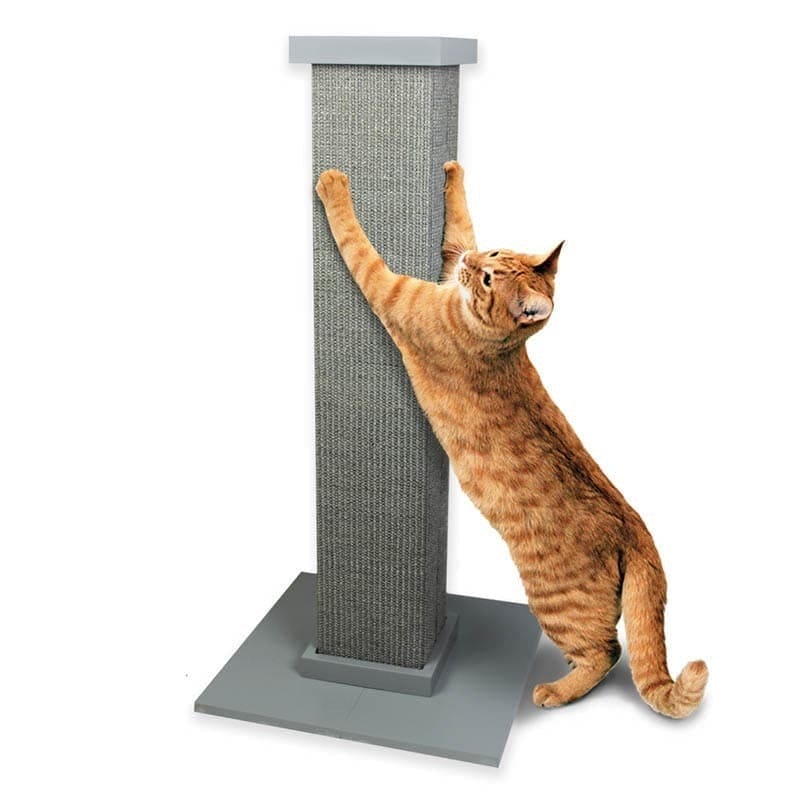 SmartCat Ultimate Heavy-Duty Sisal Cat Scratch Post- Grey -FREE SHIPPING