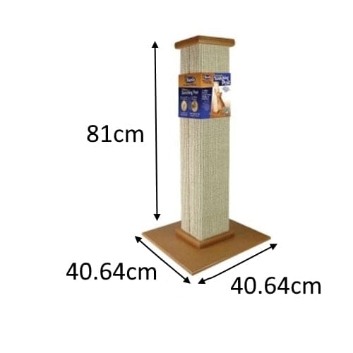 SmartCat Ultimate Heavy-Duty Sisal Cat Scratch Post- Natural -FREE SHIPPING