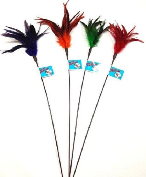 Da Bird Short Sparkle Kitty Duster Wand