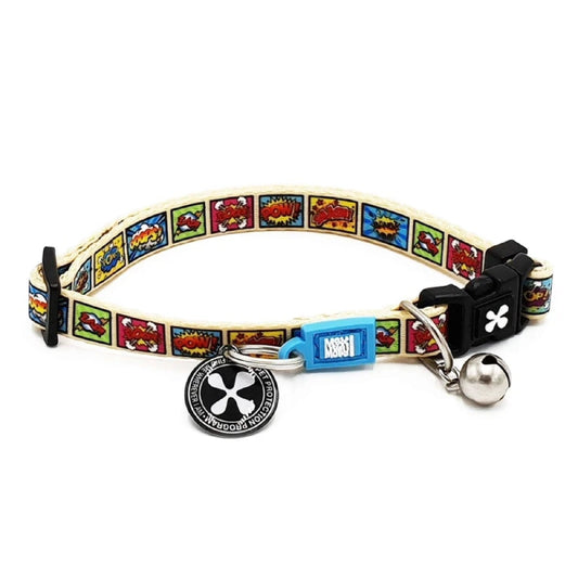 Max & Molly Smart ID Cat Tracking Collar - Comic