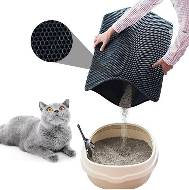 YES4PETS Double Layer Cat Litter Trap Mat